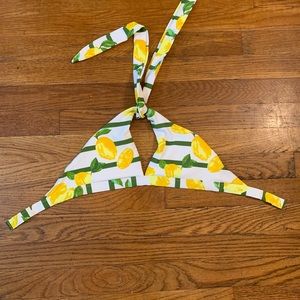 Aerie Halter Keyhole Lemon Bikini